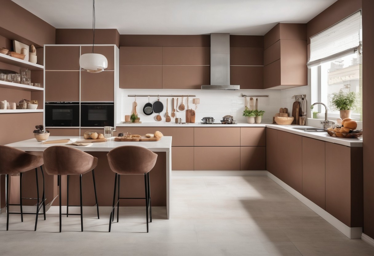 Mocha Mousse Kitchen or Dining Room 